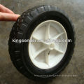 solid rubber wheel with plastic hub